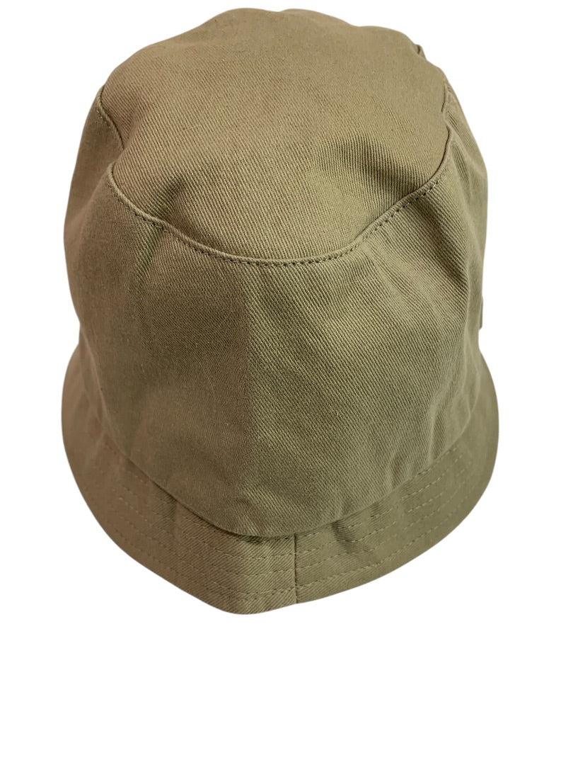 One Size Isaac Mizrahi Live Womens Khaki Cotton Bucket Hat