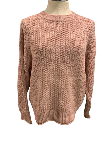 Small Universal Thread Womens Sweater Knit Pullover Dusty Rose Pink