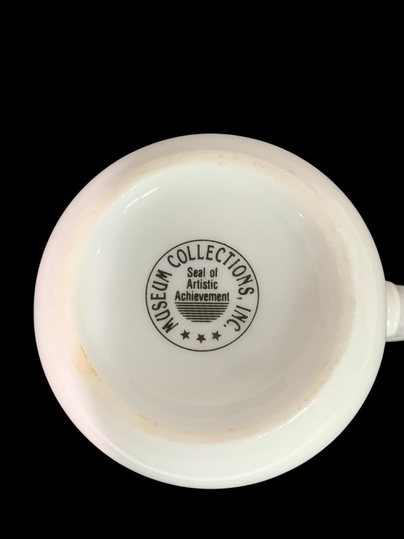 1986 Norman Rockwell Museum Collections Mug Gold Trim "Music Master"