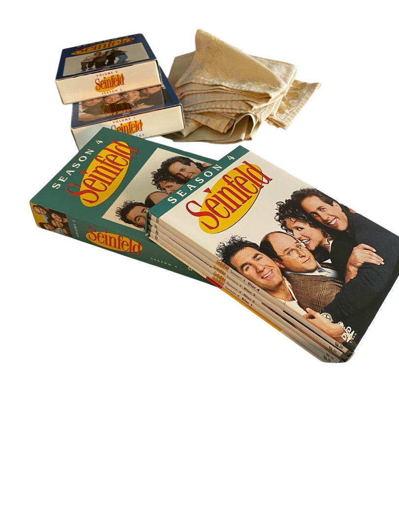 Seinfeld DVD Set Seasons 1 2 3 4 (1-4) Box Set TV Sitcom
