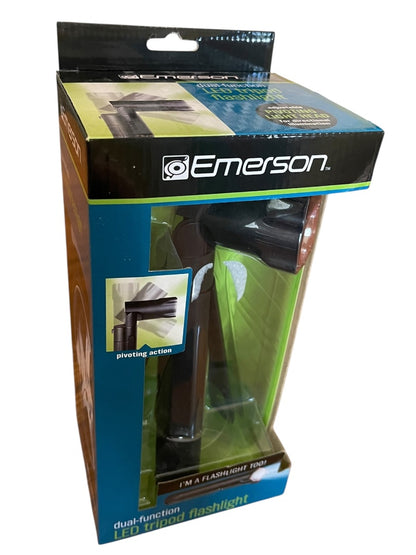 Emerson Dual Function LED Tripod Adjustable Flashlight New