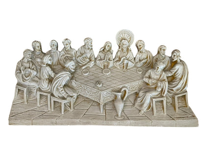 Last Supper Jesus Christ Dimensional Plastic Resin Wall Hanging Vintage