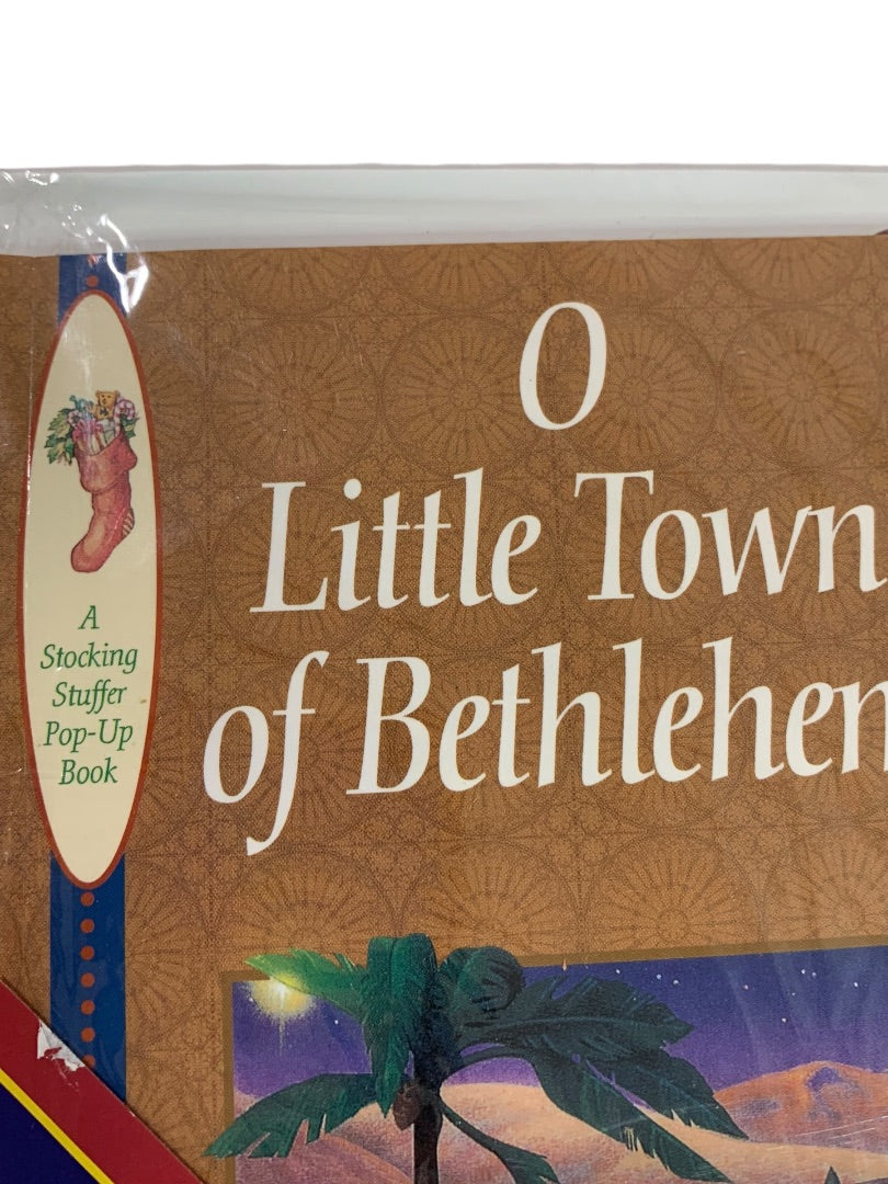 O Little Town of Bethlehem New Pop-Up Book Illustrated 14 Pages Card Stocking Stuffer