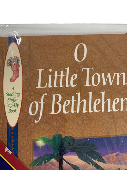 O Little Town of Bethlehem New Pop-Up Book Illustrated 14 Pages Card Stocking Stuffer