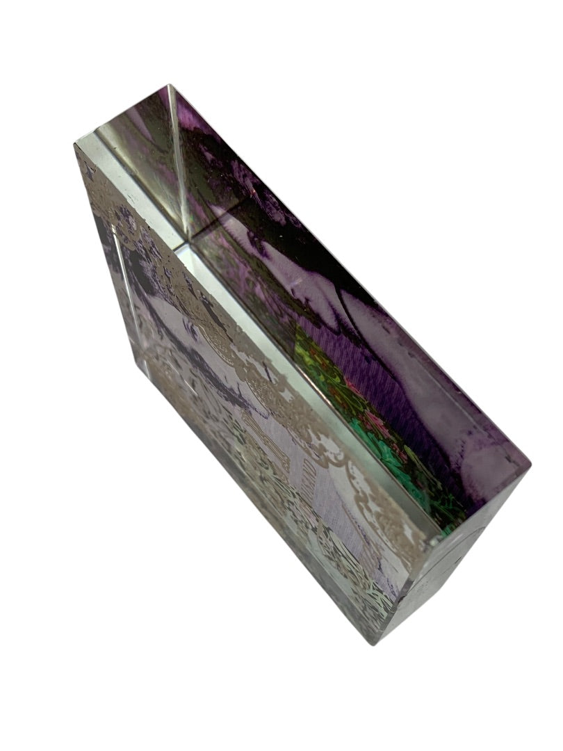 Acrylic Paperweight "A Sister is Worth a Thousand Friends" 3.2" Square