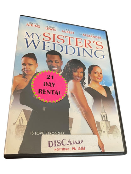 My Sister's Wedding DVD Movie K.D. Aubert Library Discard