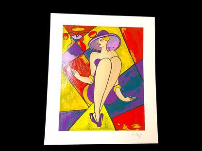 Linda LeKniff Debbie Seriolithograph & COA Numbered Park West Gallery 8.75" x 7"