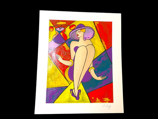 Linda LeKniff Debbie Seriolithograph & COA Numbered Park West Gallery 8.75" x 7"