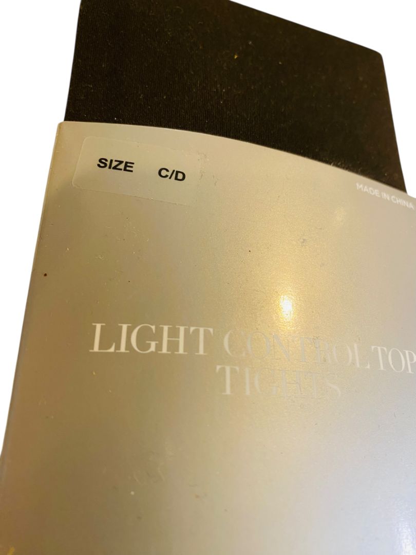 Avenue New Tights Plus Size C/D Espresso Dark Brown Light Control Top