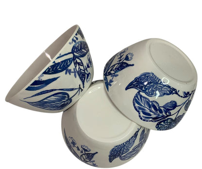 Cynthia Rowley New York Melamine Bowls 6" Set of 3