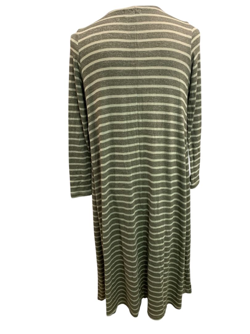Size XS LulaRoe Sarah Cardigan Duster Long Olive Green Pockets