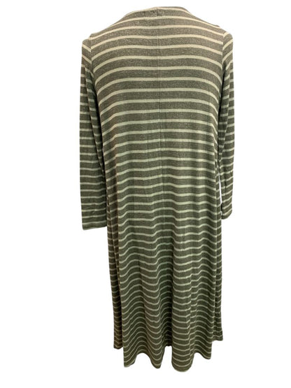 Size XS LulaRoe Sarah Cardigan Duster Long Olive Green Pockets