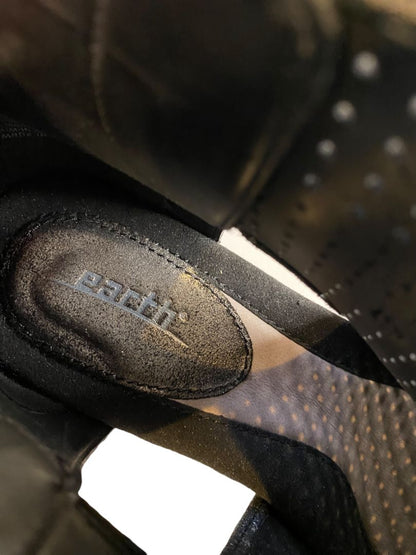 Size 11 Earth Intrepid Womens Pewter Leather Booties Boots Open Toe