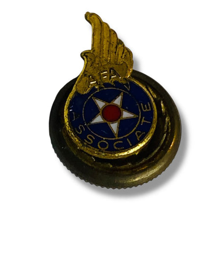 Vintage Air Force Association Associate Lapel Pin Screwback .5"