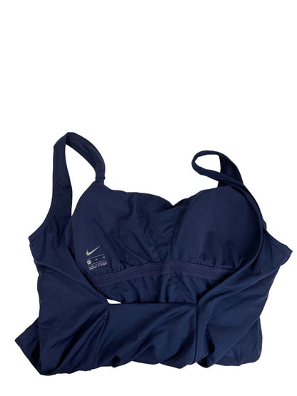 XL Nike Swim Womens New One Piece Navy Blue Swimsuitt NESSA223