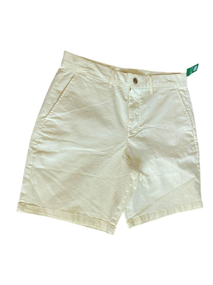 Size 32 GAP 8" Shorts Light Yellow Cotton Blend