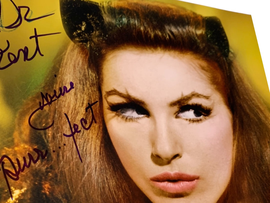 Julie Newmar Signed Autographed 8 x10 Batman Catwoman Photo Personalized