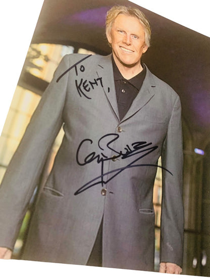 Signed Gary Busey The Apprentic 8 x 10 Photo Personalized Autograph