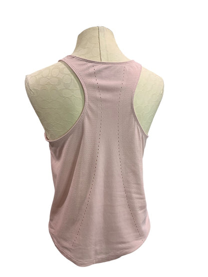 Small Under Armour Womens Pink Fitted Racerback Tank Activewear 1370059