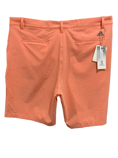 Size 38 Adidas Mens New Crosshatch Coral Fusion Shorts HR9053