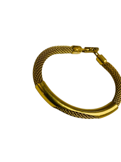 Vintage Avon Goldtone Bracelet 7 Inch Foldover Clasp