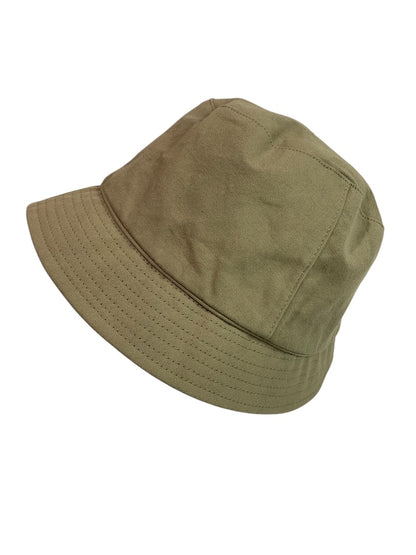 One Size Isaac Mizrahi Live Womens Khaki Cotton Bucket Hat