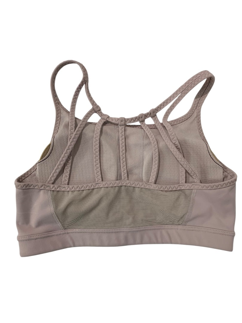 XS Athleta Strappy Sports Bra Removable Inserts Light Lavender