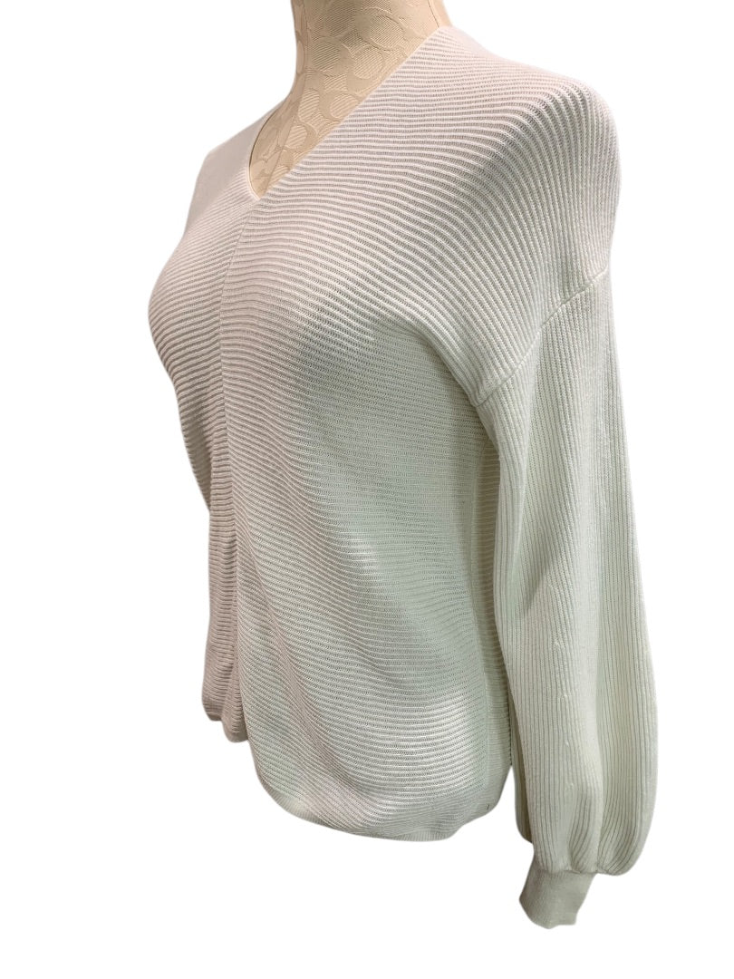 XS 1.State Womens V-Neck Lightweight Sweater Pullover