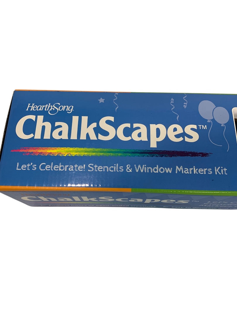 Hearthsong ChalkScapes Stencils and Window Maker Kit 9 Piece New