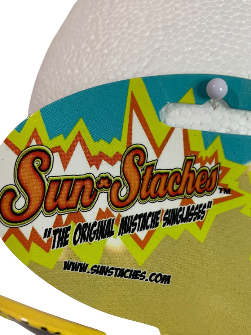 One Size SunStaches Mustache Sunglasses Party Costume New