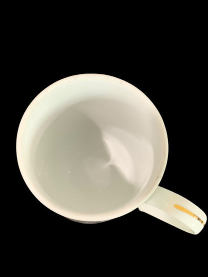 1981 Norman Rockwell Porcelain Pedestal Mug "Making Friends" The Danbury Mint