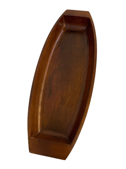 Large Wooden Trencher Bowl 24 Inches Long Farmhouse Decor