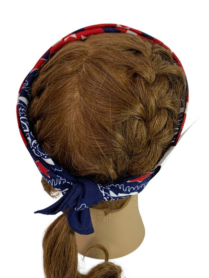 Claires New Hair Fabric Headband Tied Handkerchief Stars
