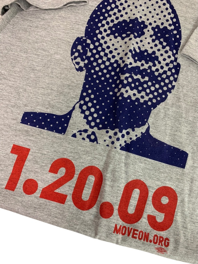 XS American Apparel Unisex Tshirt Obama 1.20.09 MoveOn.org