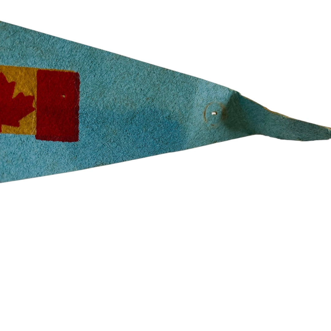 Vintage 18 Inch Toronto Ontario Canada Pennant Souvenir Felt Flag