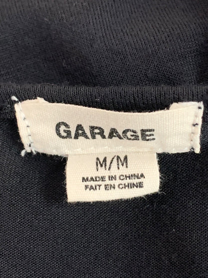 Medium Garage Womens Lightweight Black Tshirt Scoop Neck