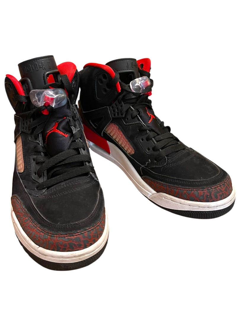 11 Nike Jordan Spizike GS Black University Red 316371-060 High Top Sneakers