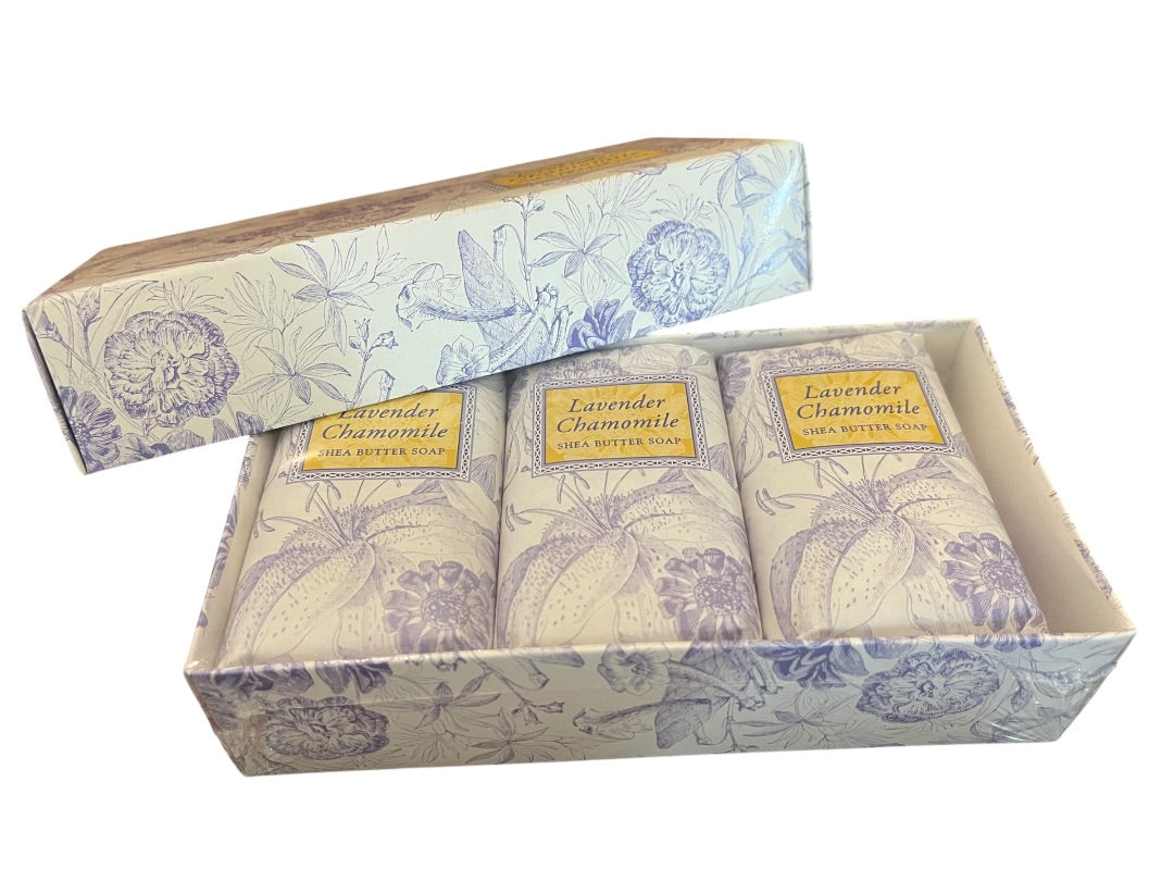 Greenwich Bay Trading Co Lavender Chamomile Dusting Powder and Soap Set