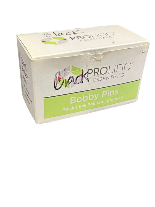 Prolific New Bobby Pins Black Count 300 Ball Pointed Crimped