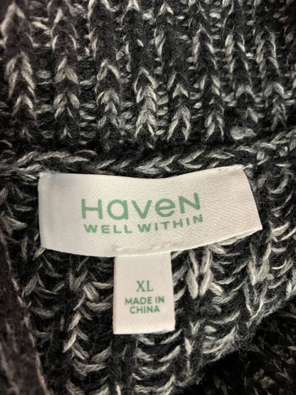 Size XL Haven Well Within Womens Chunky Knit Roll Turtleneck Sweater