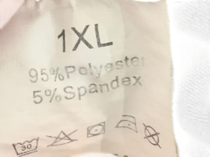 Size 1XL Womens Black V-Neck Short Sleeve Tshirt Loose Fit