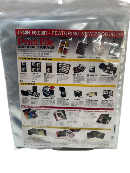 Print File 46-6P 4 x 6 Print Preservers Photo Pages 25 Pack New