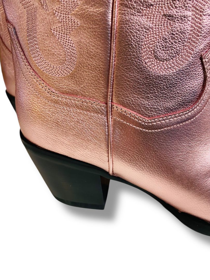 Size 10 Jeffrey Campbell Free People Womens Dagget Pink Champagne Western Boots