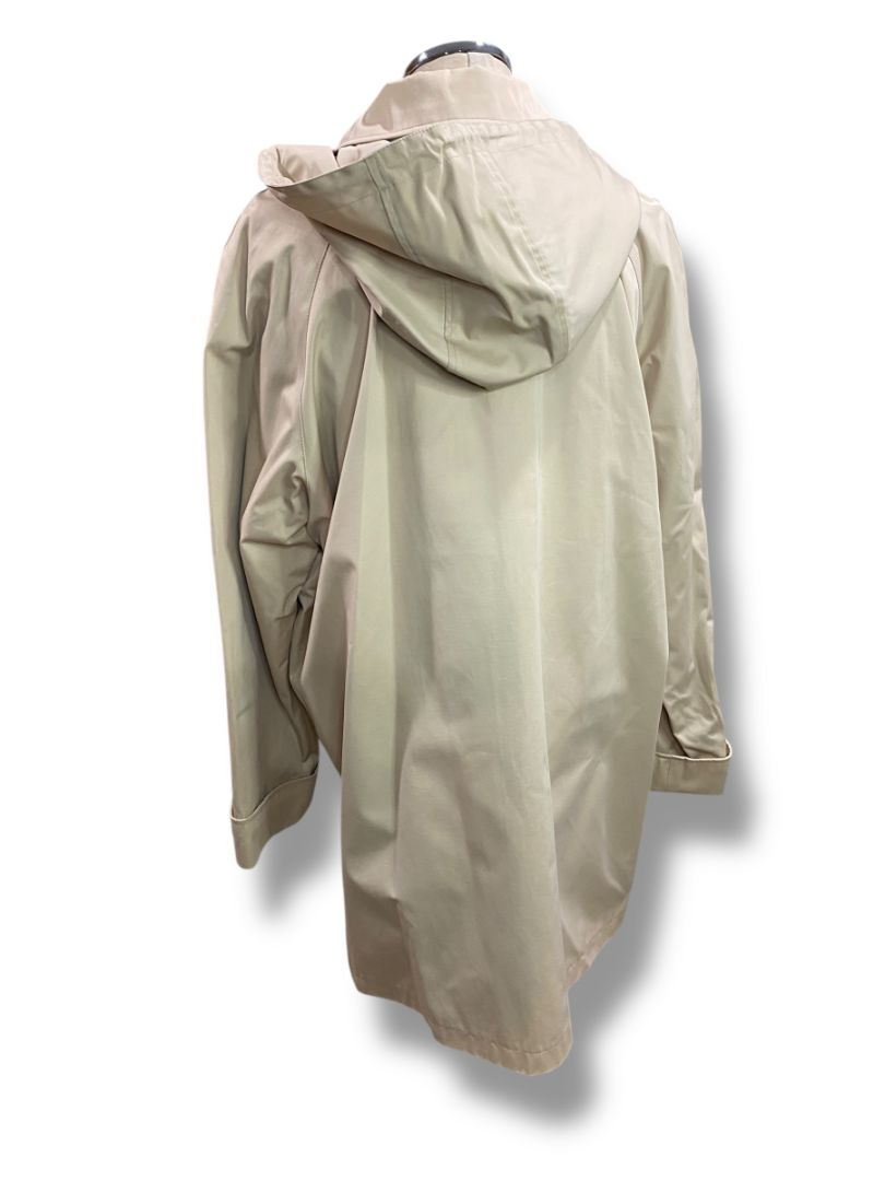 Size XL Fleet Street Womens Tan Removable Lining & Hood Jacket Zip Up