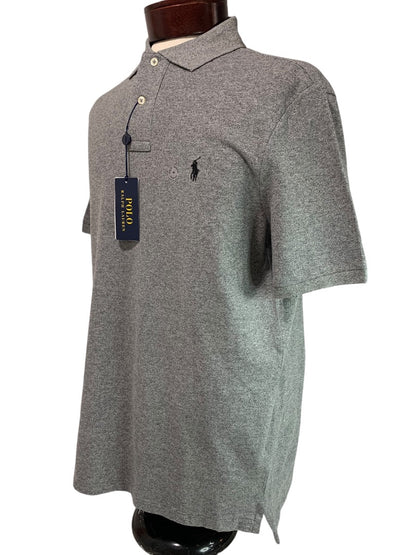 Size Medium Polo Ralph Lauren Mens New Gray Heathered Shirt Classic Fit