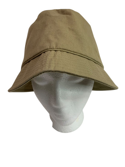 One Size Isaac Mizrahi Live Womens Khaki Cotton Bucket Hat