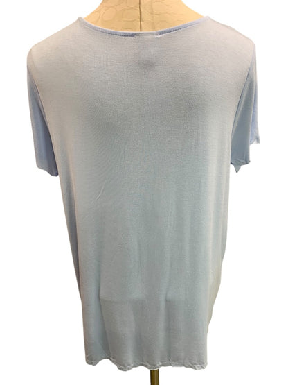 XL Mossimo Womens Light Blue Soft Tshirt Scoop Neck T Design