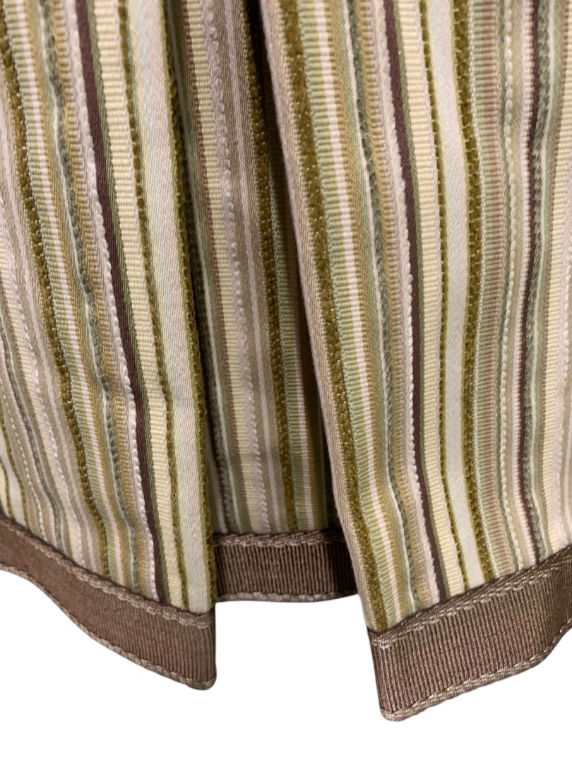 Smith + Noble Set of 2 Pocket Pleated Valance Curtains 48 x 18 Inches