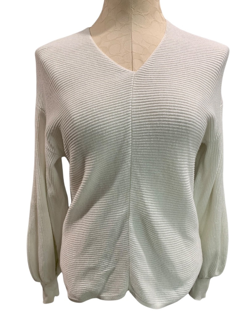 XS 1.State Womens V-Neck Lightweight Sweater Pullover