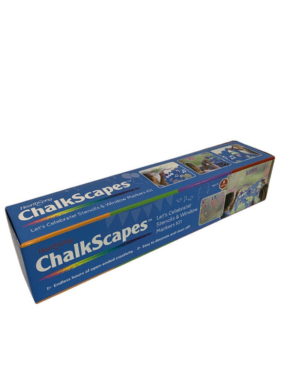 Hearthsong ChalkScapes Stencils and Window Maker Kit 9 Piece New